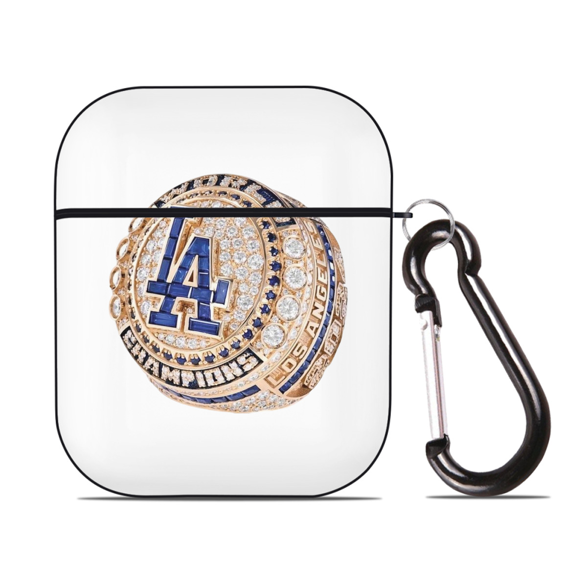  AirPods 2 Case Hard Shell Black, Flexible PC Material, Precise Cutouts, Full Protection, Anti-Fingerprint, Washable, Includes Keychain – Durable & Slim Design