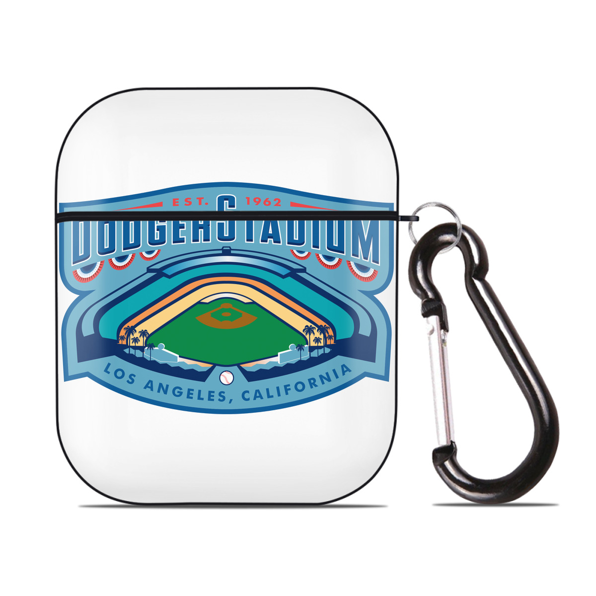  AirPods 2 Case Hard Shell Black, Flexible PC Material, Precise Cutouts, Full Protection, Anti-Fingerprint, Washable, Includes Keychain – Durable & Slim Design