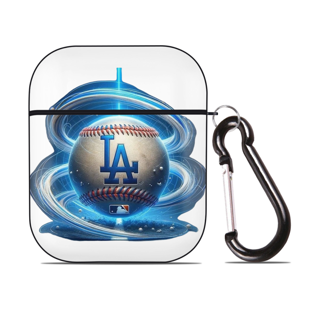  AirPods 2 Case Hard Shell Black, Flexible PC Material, Precise Cutouts, Full Protection, Anti-Fingerprint, Washable, Includes Keychain – Durable & Slim Design