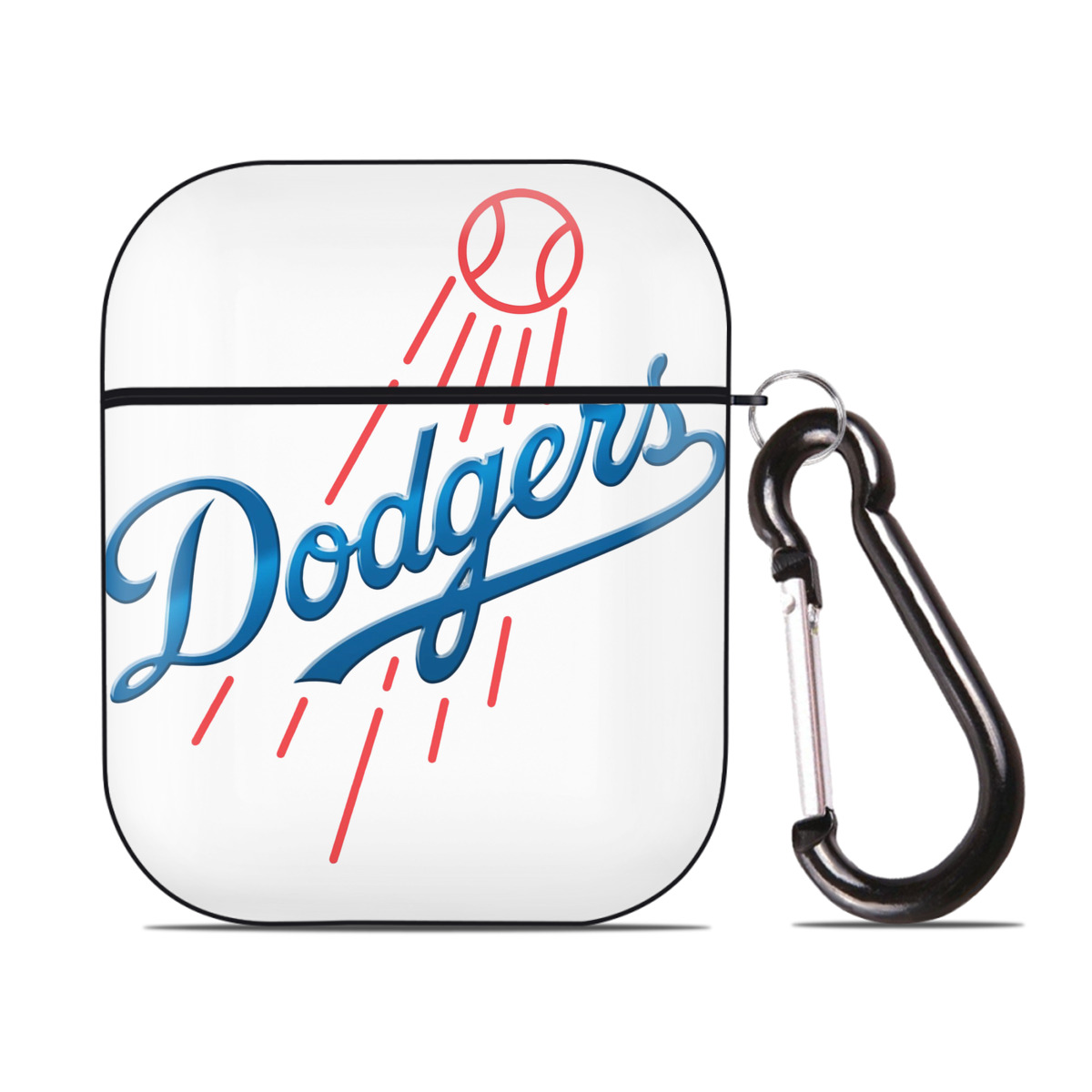  AirPods 2 Case Hard Shell Black, Flexible PC Material, Precise Cutouts, Full Protection, Anti-Fingerprint, Washable, Includes Keychain – Durable & Slim Design