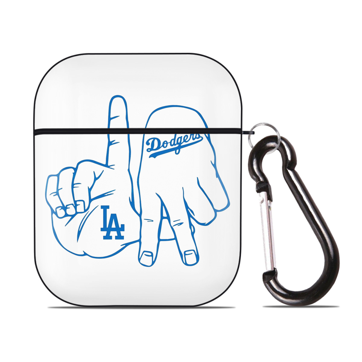  AirPods 2 Case Hard Shell Black, Flexible PC Material, Precise Cutouts, Full Protection, Anti-Fingerprint, Washable, Includes Keychain – Durable & Slim Design