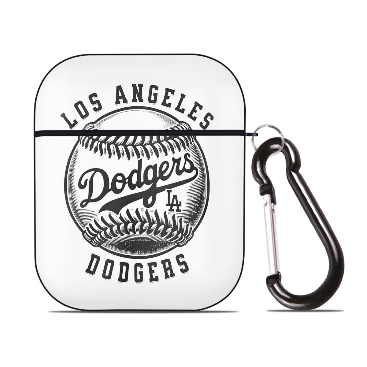  AirPods 2 Case Hard Shell Black, Flexible PC Material, Precise Cutouts, Full Protection, Anti-Fingerprint, Washable, Includes Keychain – Durable & Slim Design