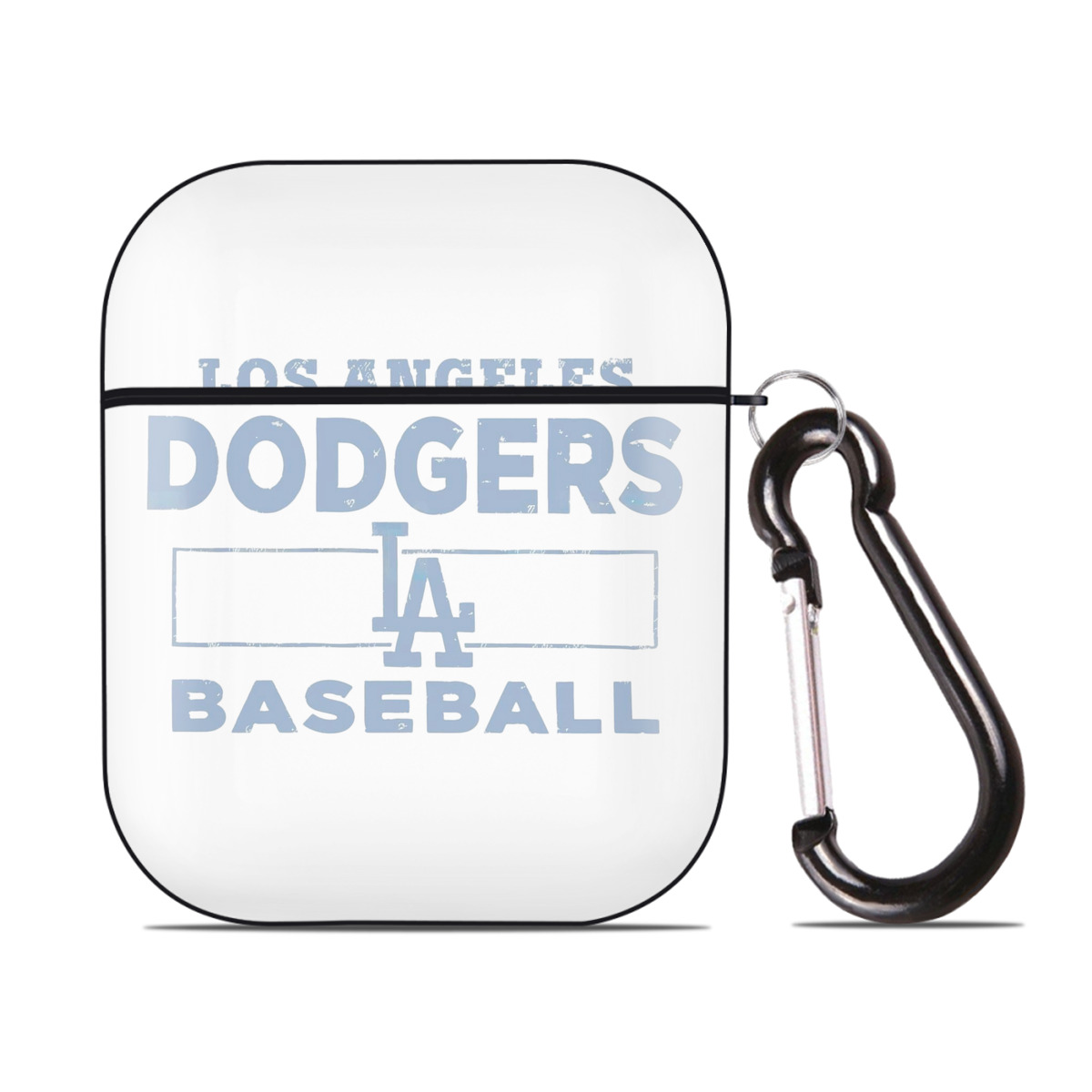  AirPods 2 Case Hard Shell Black, Flexible PC Material, Precise Cutouts, Full Protection, Anti-Fingerprint, Washable, Includes Keychain – Durable & Slim Design