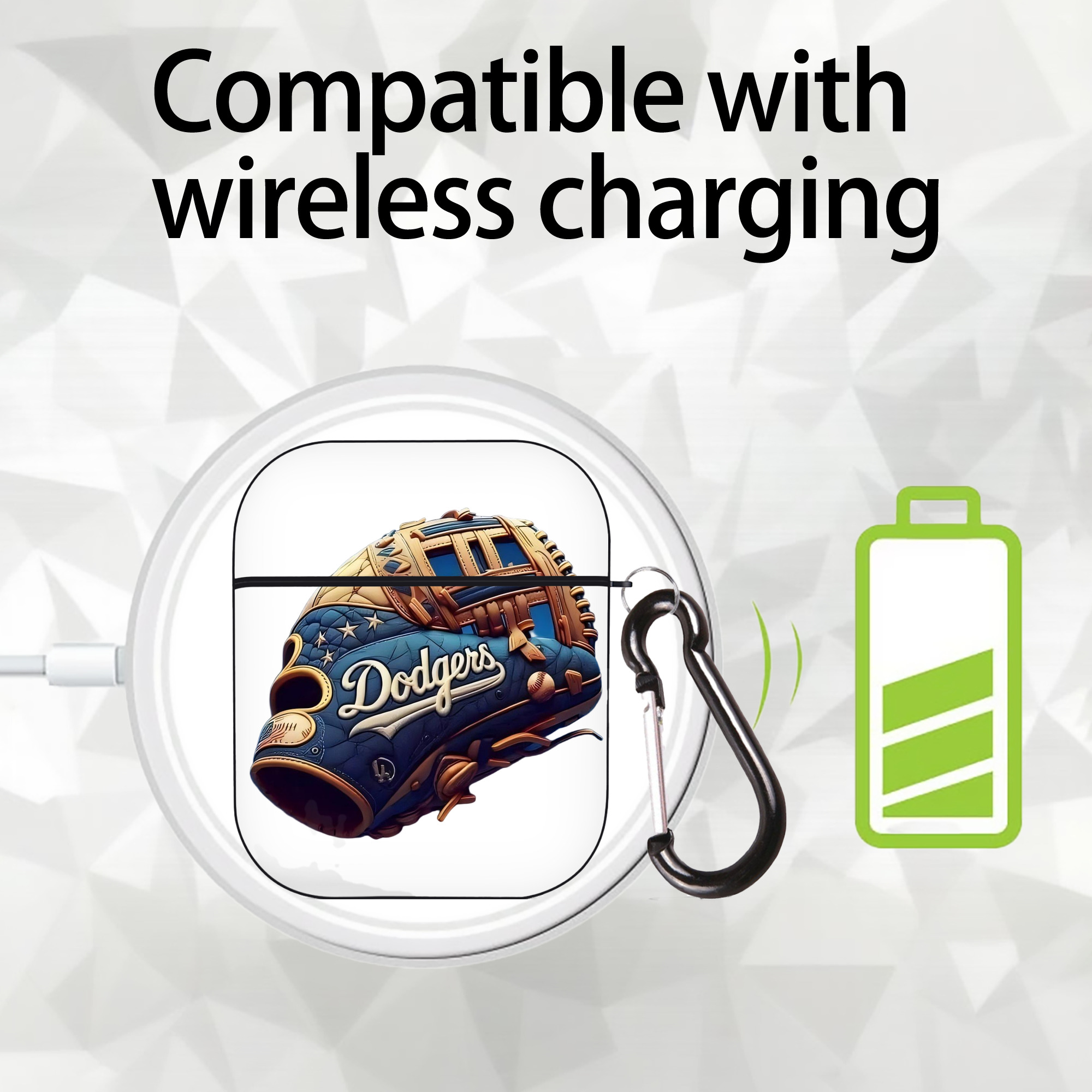  AirPods 2 Case Hard Shell Black, Flexible PC Material, Precise Cutouts, Full Protection, Anti-Fingerprint, Washable, Includes Keychain – Durable & Slim Design