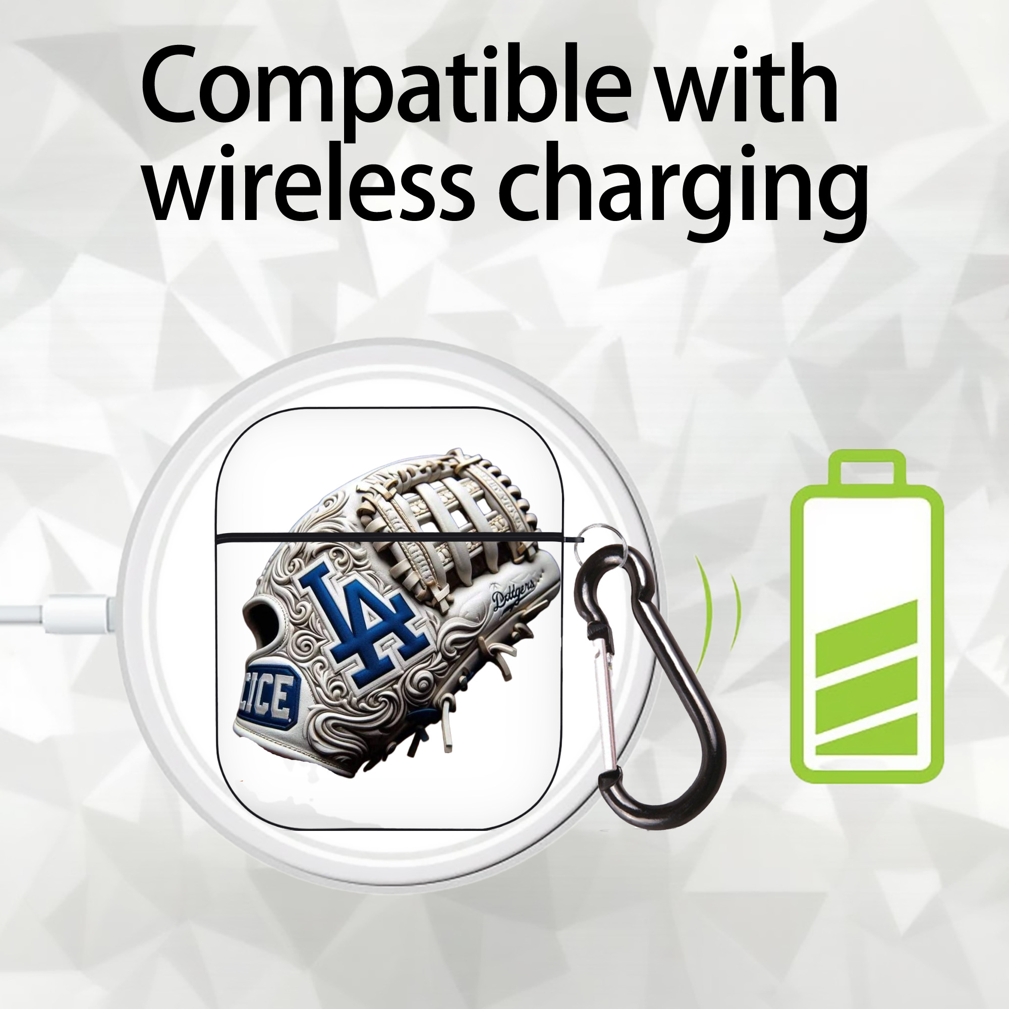  AirPods 2 Case Hard Shell Black, Flexible PC Material, Precise Cutouts, Full Protection, Anti-Fingerprint, Washable, Includes Keychain – Durable & Slim Design