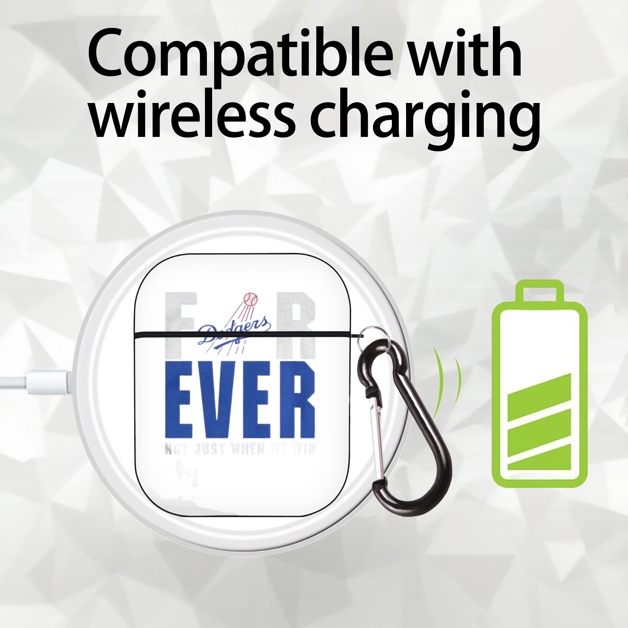  AirPods 2 Case Hard Shell Black, Flexible PC Material, Precise Cutouts, Full Protection, Anti-Fingerprint, Washable, Includes Keychain – Durable & Slim Design