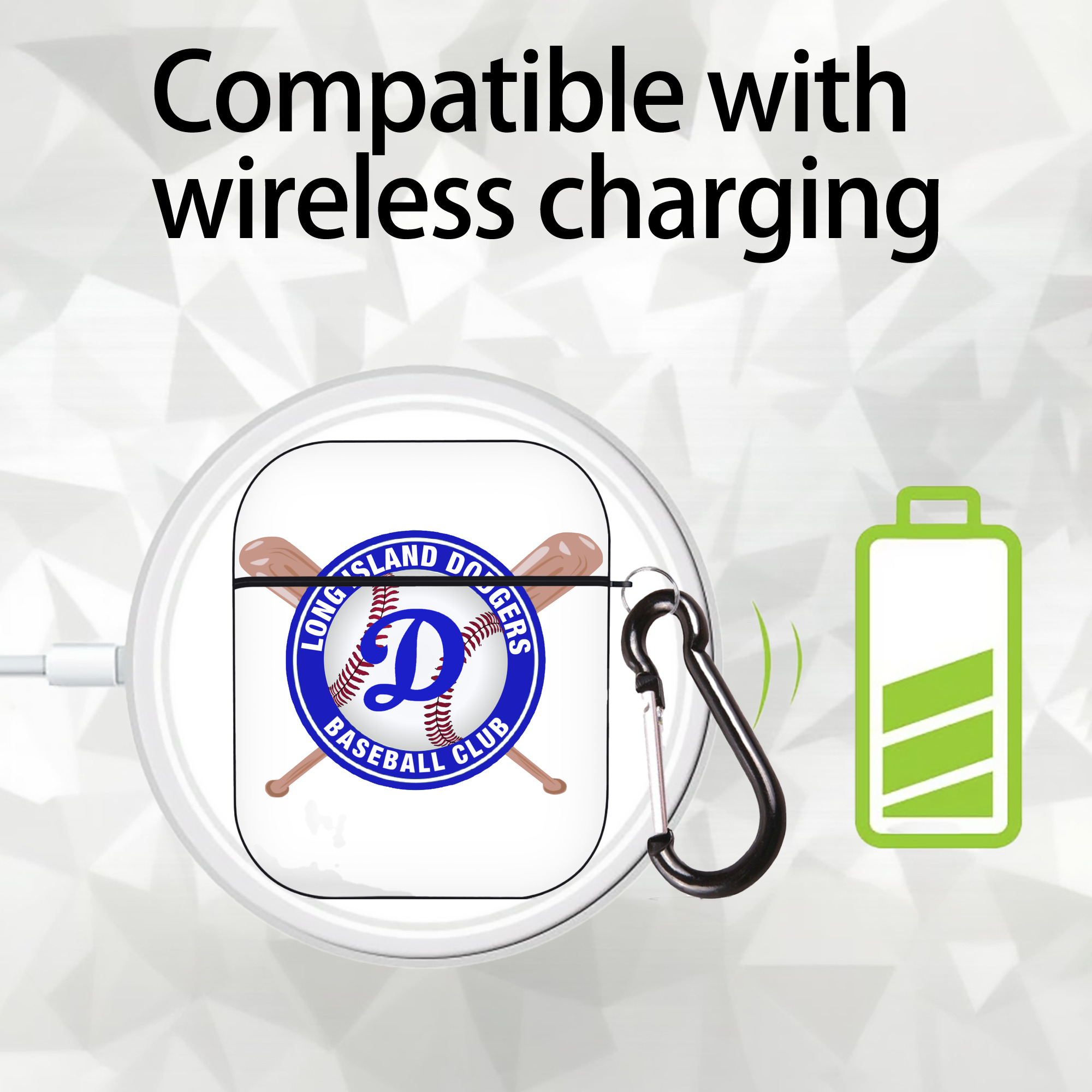  AirPods 2 Case Hard Shell Black, Flexible PC Material, Precise Cutouts, Full Protection, Anti-Fingerprint, Washable, Includes Keychain – Durable & Slim Design