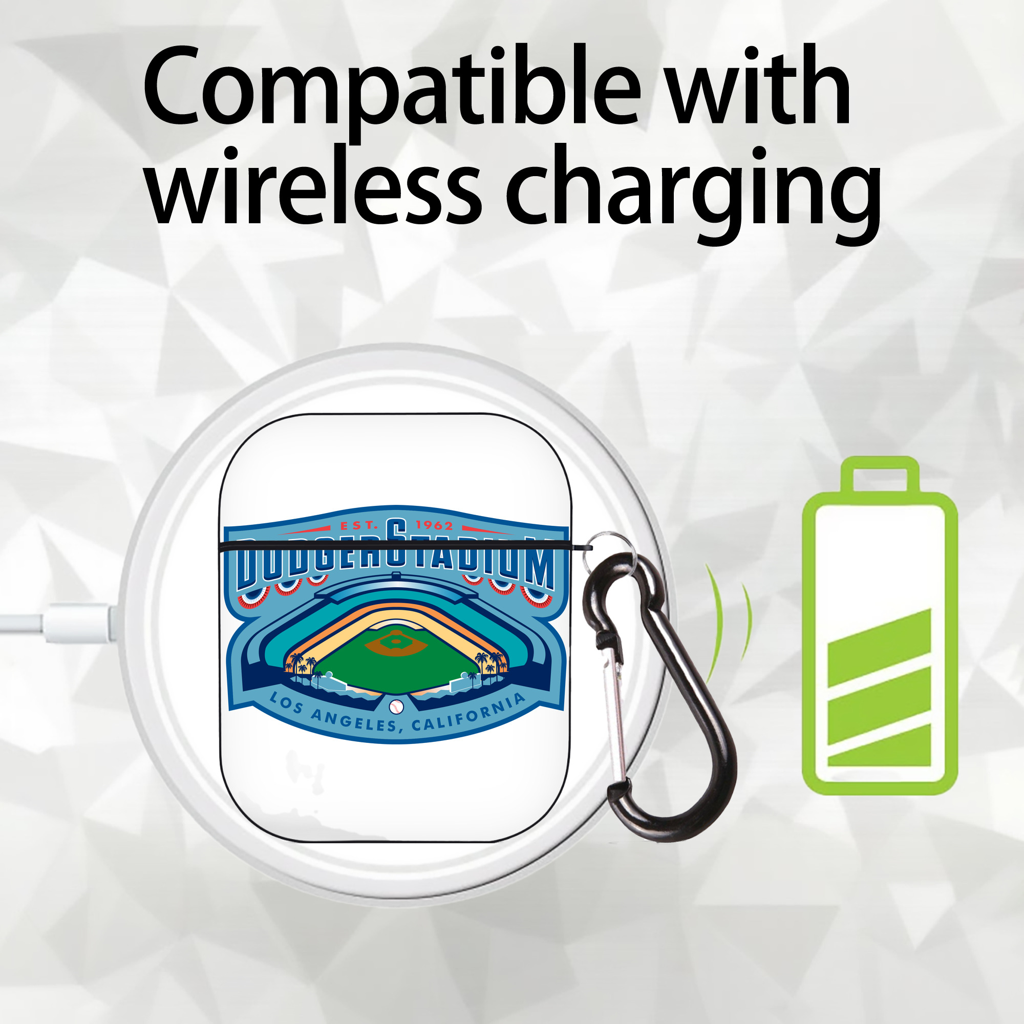  AirPods 2 Case Hard Shell Black, Flexible PC Material, Precise Cutouts, Full Protection, Anti-Fingerprint, Washable, Includes Keychain – Durable & Slim Design