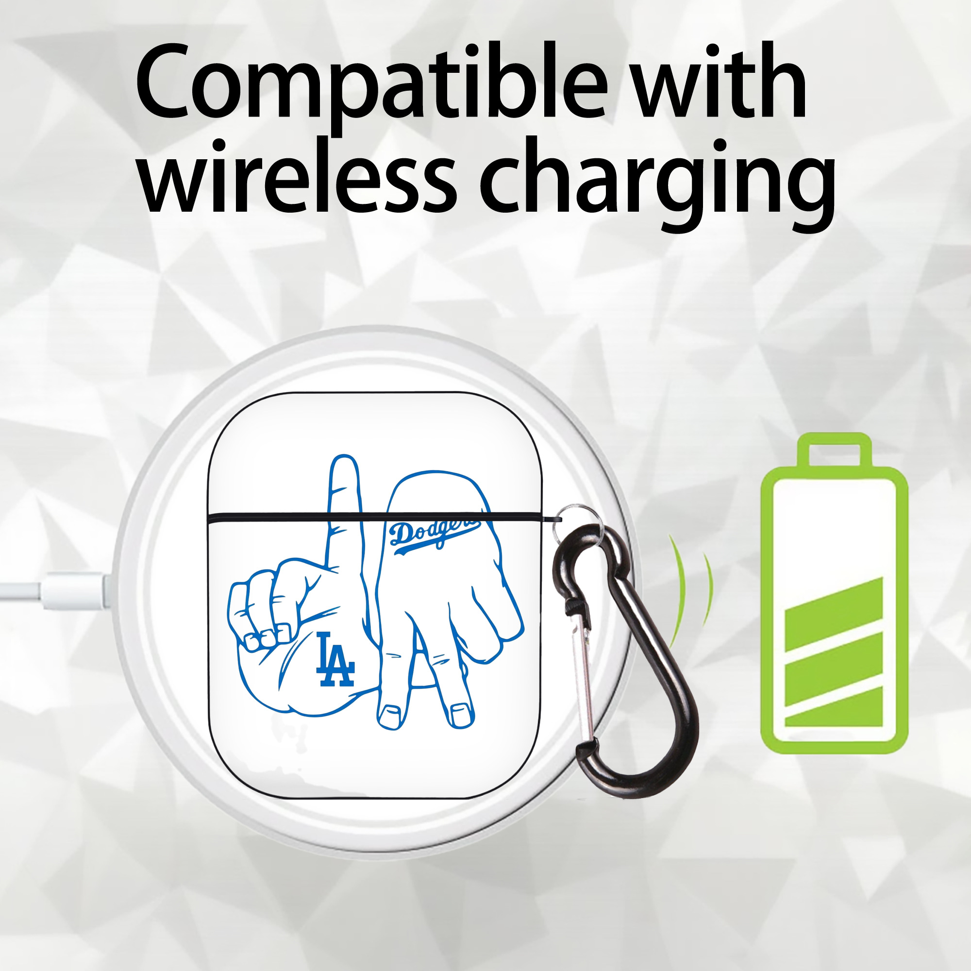  AirPods 2 Case Hard Shell Black, Flexible PC Material, Precise Cutouts, Full Protection, Anti-Fingerprint, Washable, Includes Keychain – Durable & Slim Design