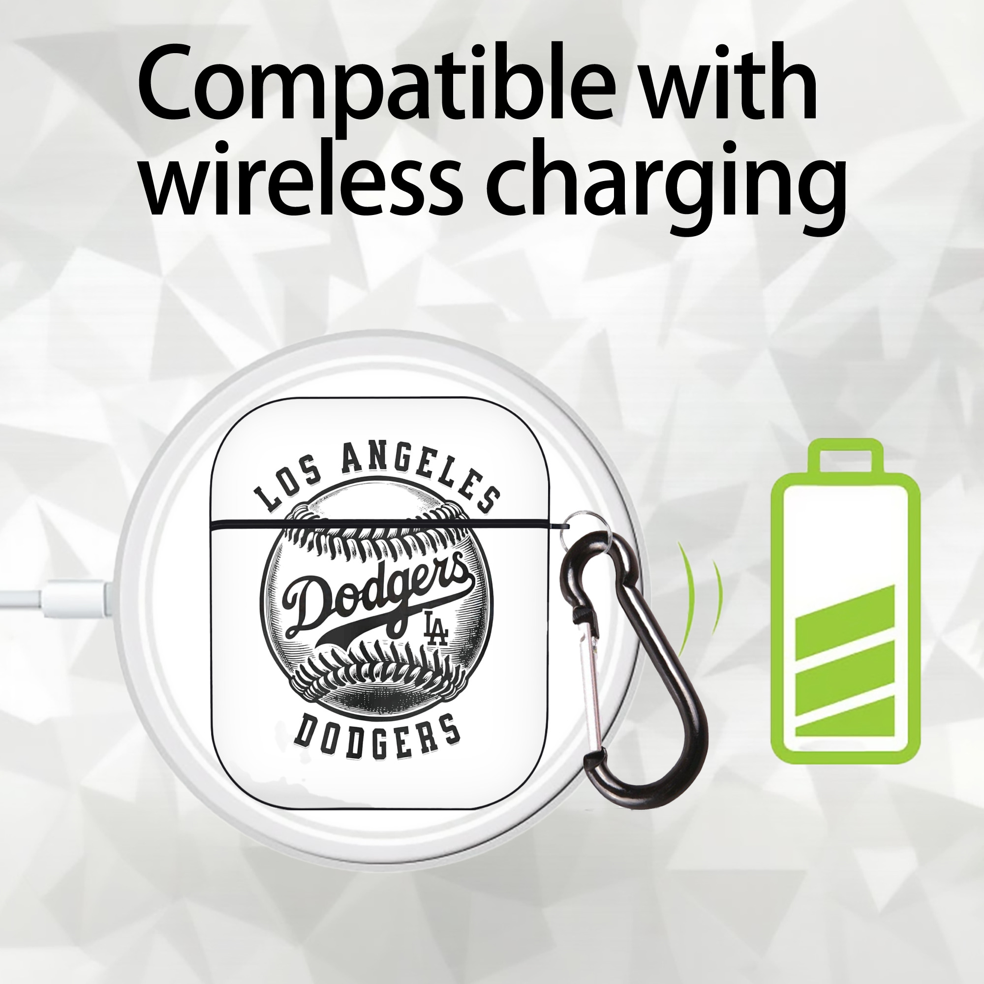  AirPods 2 Case Hard Shell Black, Flexible PC Material, Precise Cutouts, Full Protection, Anti-Fingerprint, Washable, Includes Keychain – Durable & Slim Design