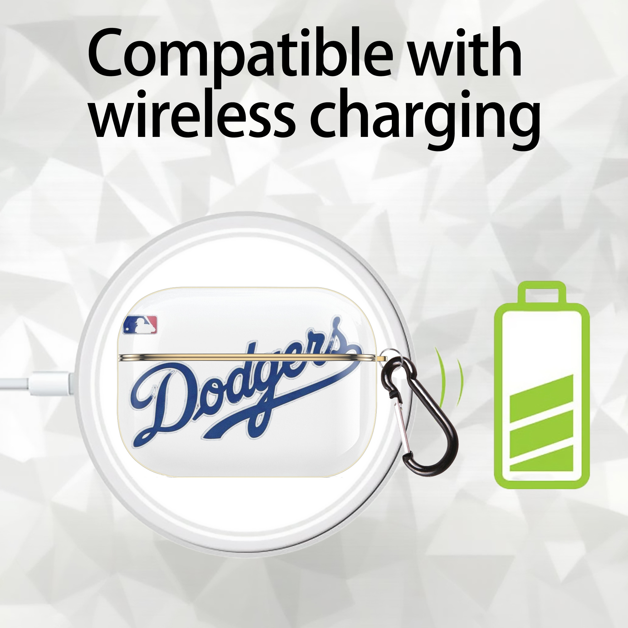  Luxury Gold AirPods Pro Case With Keychain, Flexible PC Material, Full Protection, Precise Cutouts, Anti-Fingerprint, Washable, Durable Design