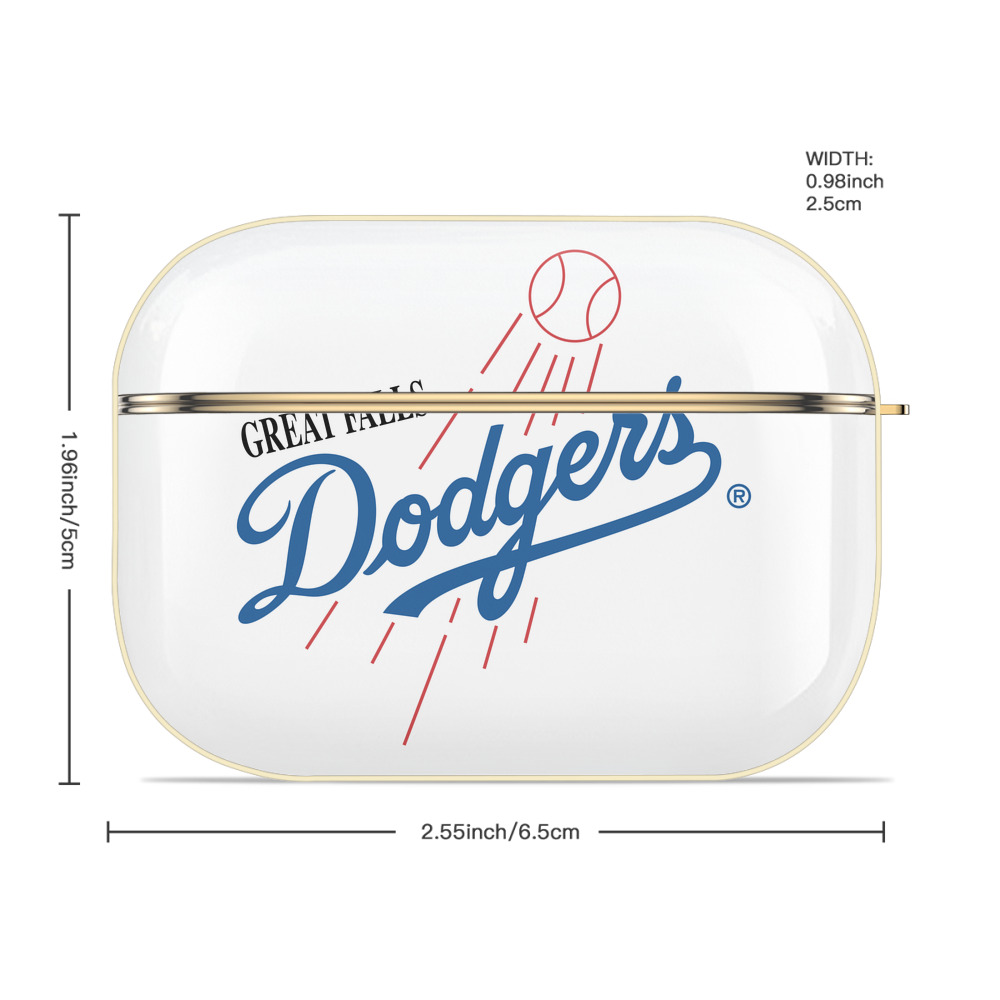  Luxury Gold AirPods Pro Case With Keychain, Flexible PC Material, Full Protection, Precise Cutouts, Anti-Fingerprint, Washable, Durable Design