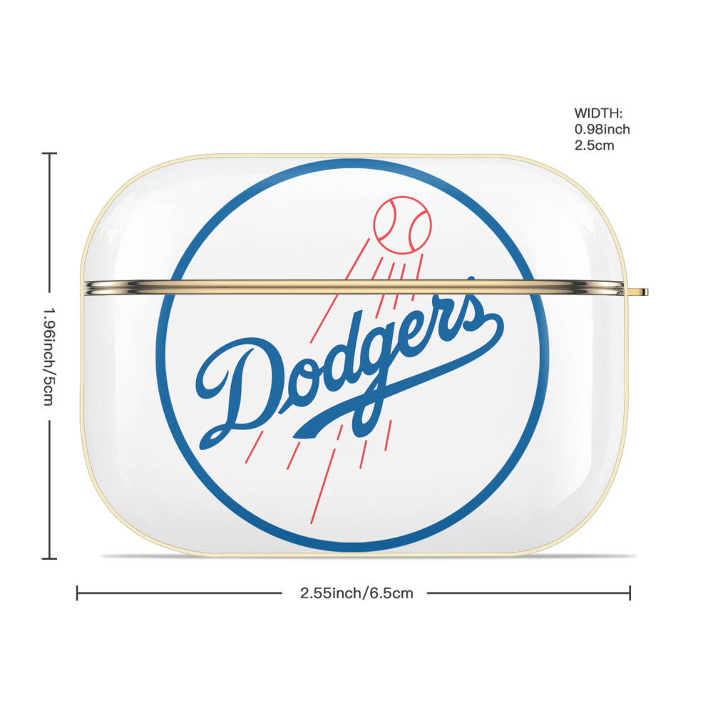  Luxury Gold AirPods Pro Case With Keychain, Flexible PC Material, Full Protection, Precise Cutouts, Anti-Fingerprint, Washable, Durable Design