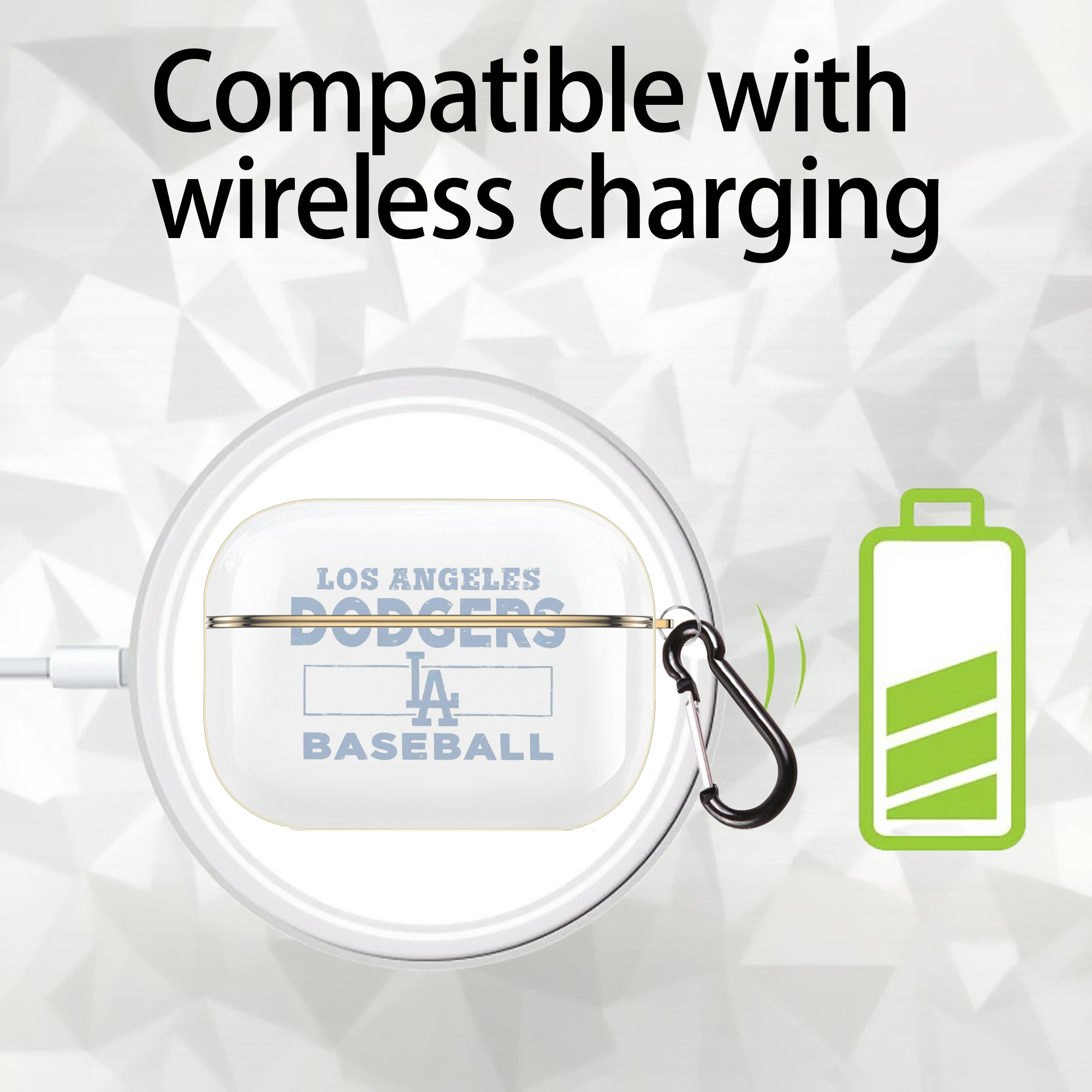  Luxury Gold AirPods Pro Case With Keychain, Flexible PC Material, Full Protection, Precise Cutouts, Anti-Fingerprint, Washable, Durable Design