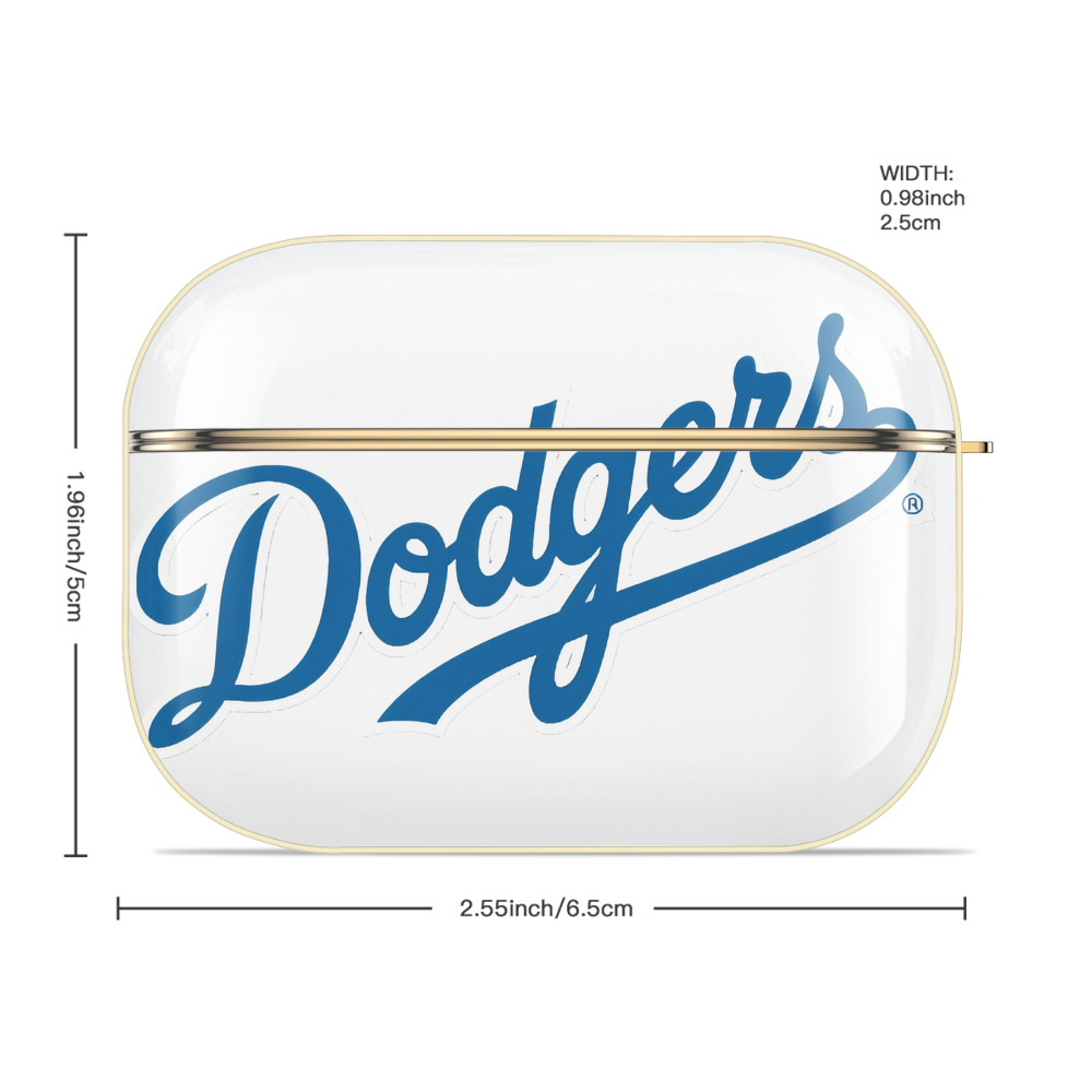  Luxury Gold AirPods Pro Case With Keychain, Flexible PC Material, Full Protection, Precise Cutouts, Anti-Fingerprint, Washable, Durable Design