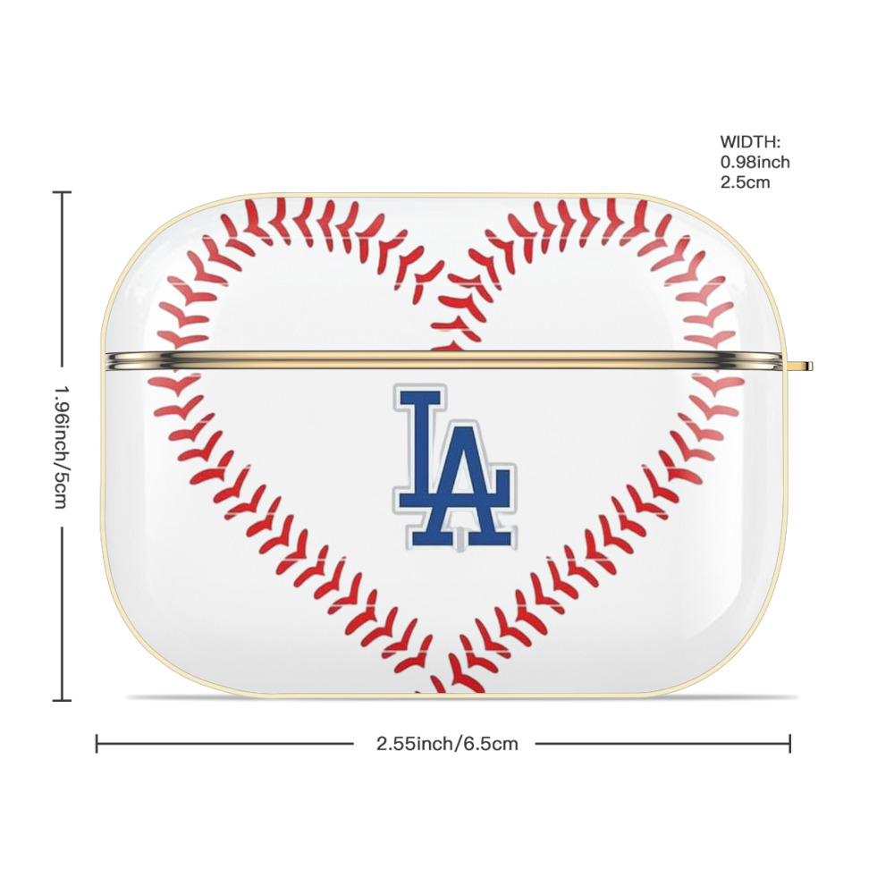  Luxury Gold AirPods Pro Case With Keychain, Flexible PC Material, Full Protection, Precise Cutouts, Anti-Fingerprint, Washable, Durable Design