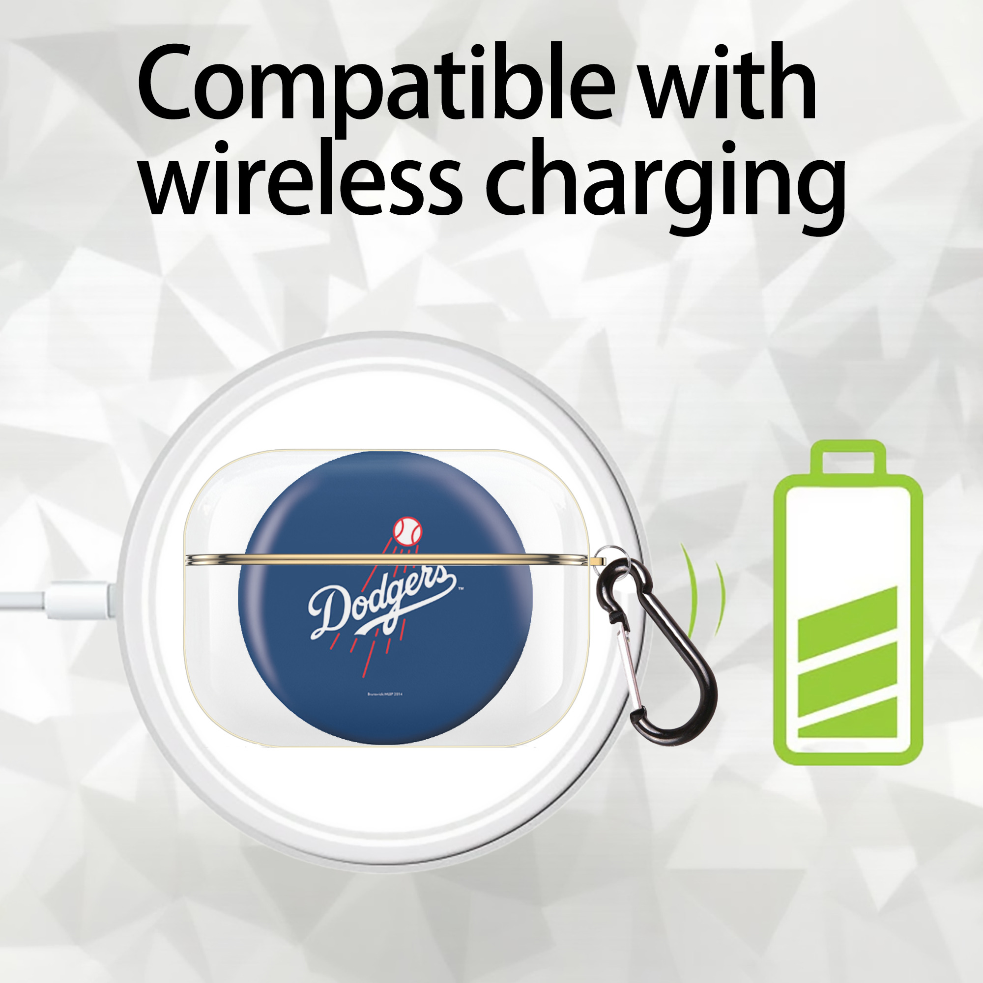  Luxury Gold AirPods Pro Case With Keychain, Flexible PC Material, Full Protection, Precise Cutouts, Anti-Fingerprint, Washable, Durable Design