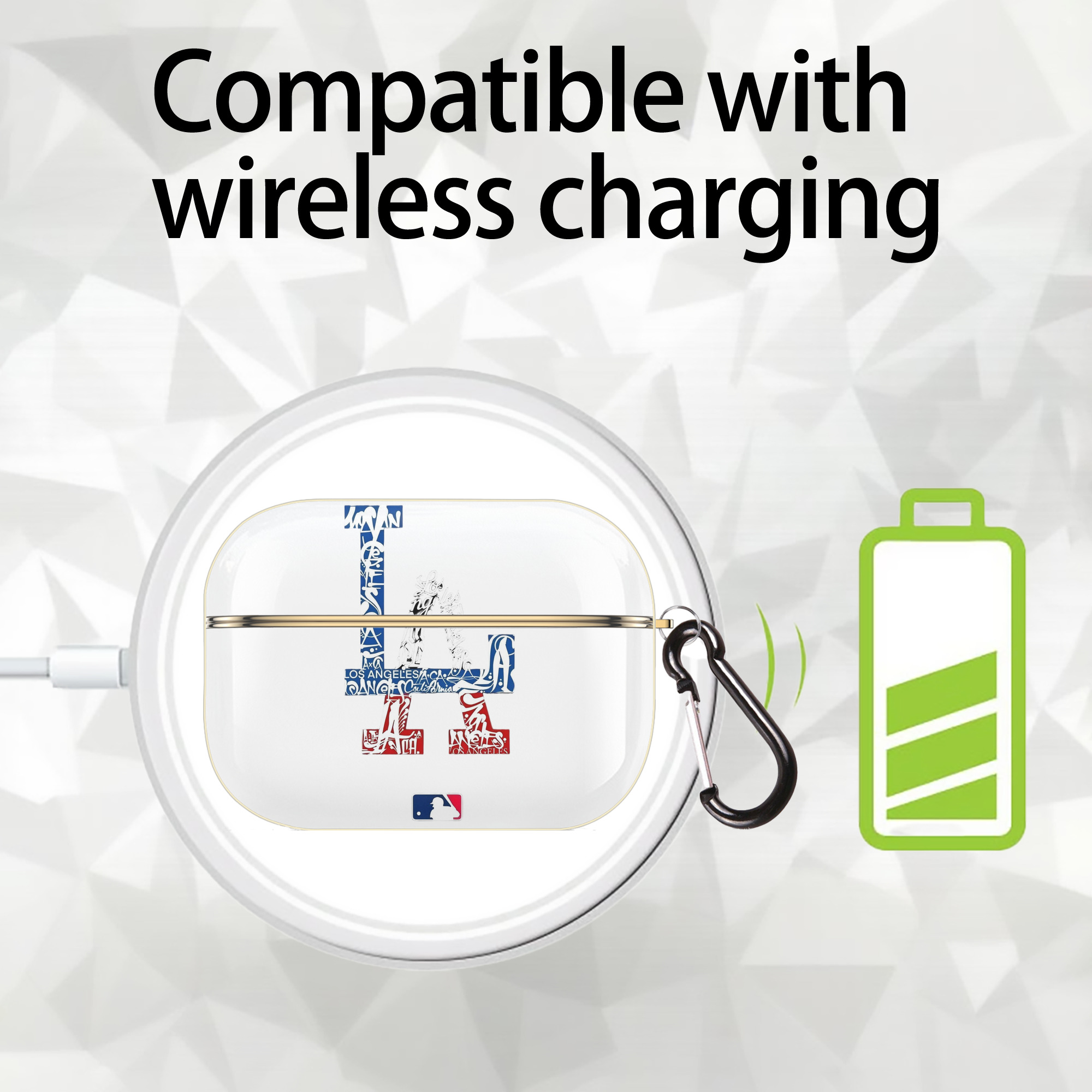  Luxury Gold AirPods Pro Case With Keychain, Flexible PC Material, Full Protection, Precise Cutouts, Anti-Fingerprint, Washable, Durable Design