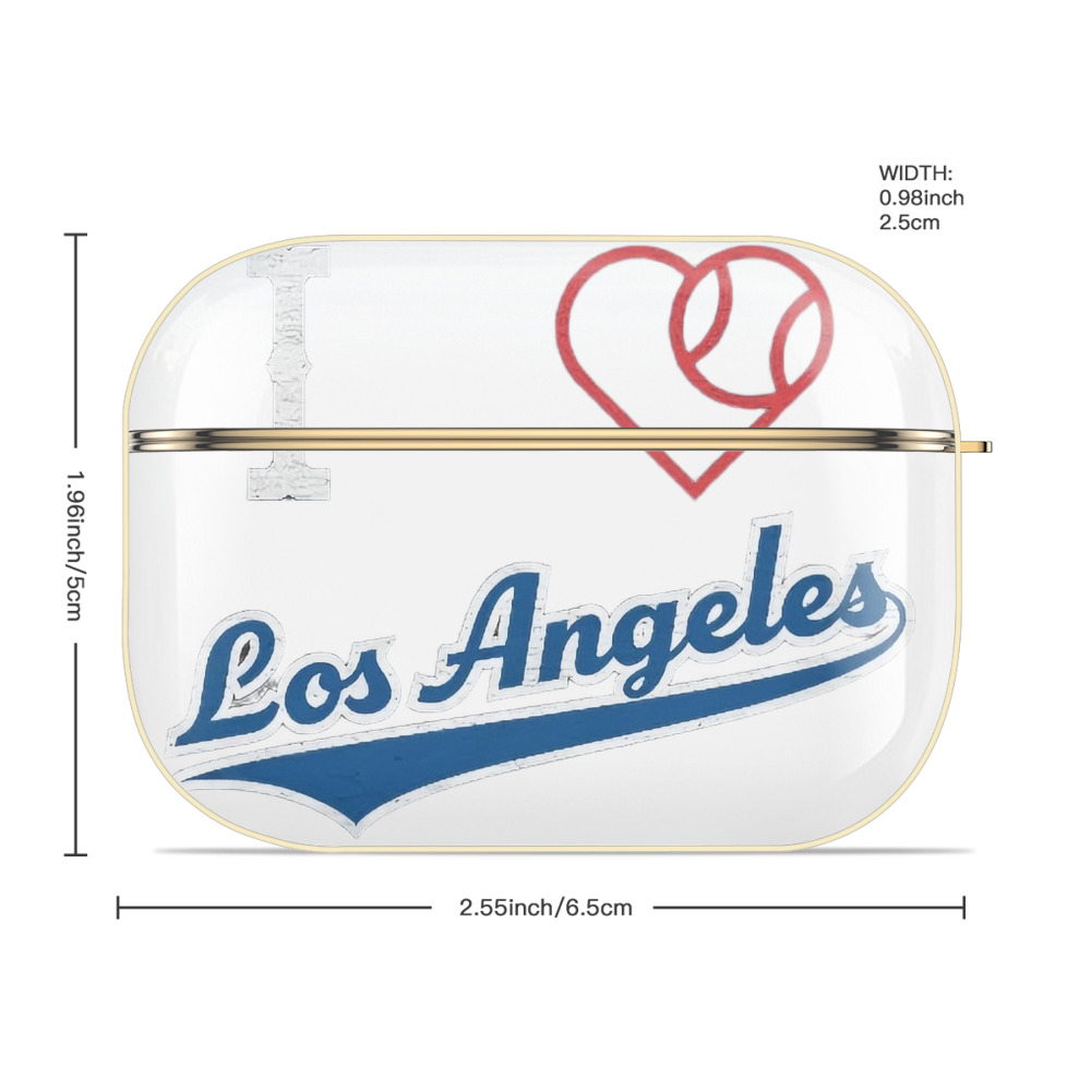  Luxury Gold AirPods Pro Case With Keychain, Flexible PC Material, Full Protection, Precise Cutouts, Anti-Fingerprint, Washable, Durable Design