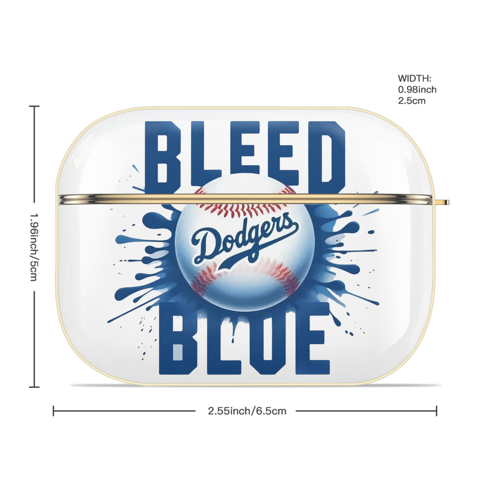  Luxury Gold AirPods Pro Case With Keychain, Flexible PC Material, Full Protection, Precise Cutouts, Anti-Fingerprint, Washable, Durable Design