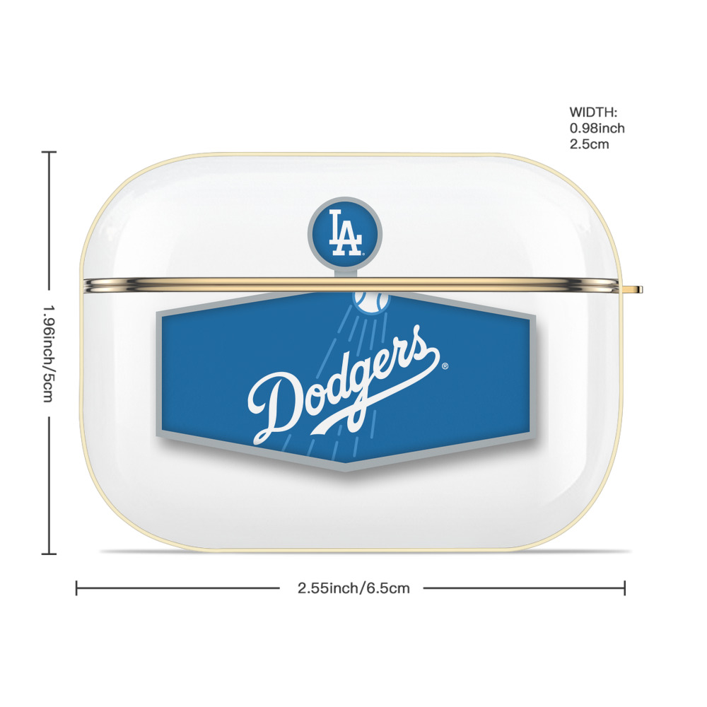  Luxury Gold AirPods Pro Case With Keychain, Flexible PC Material, Full Protection, Precise Cutouts, Anti-Fingerprint, Washable, Durable Design