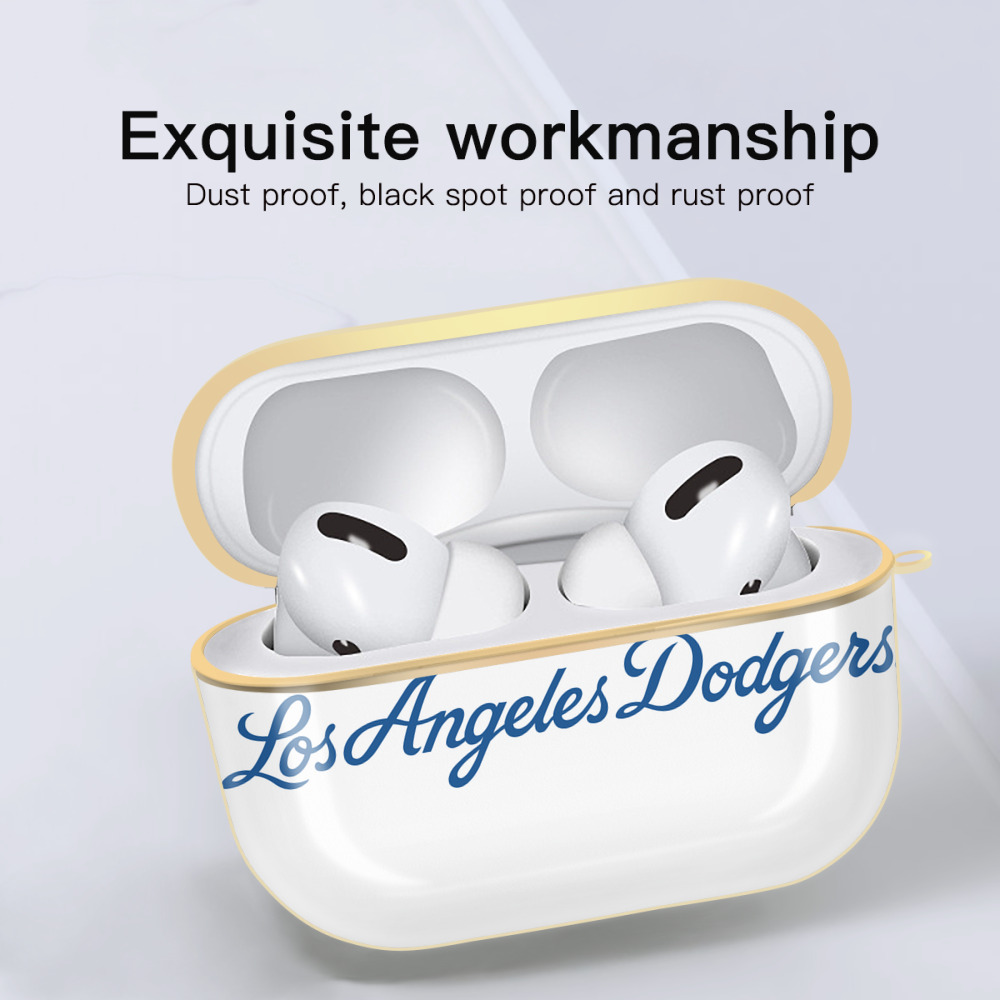  Luxury Gold AirPods Pro Case With Keychain, Flexible PC Material, Full Protection, Precise Cutouts, Anti-Fingerprint, Washable, Durable Design