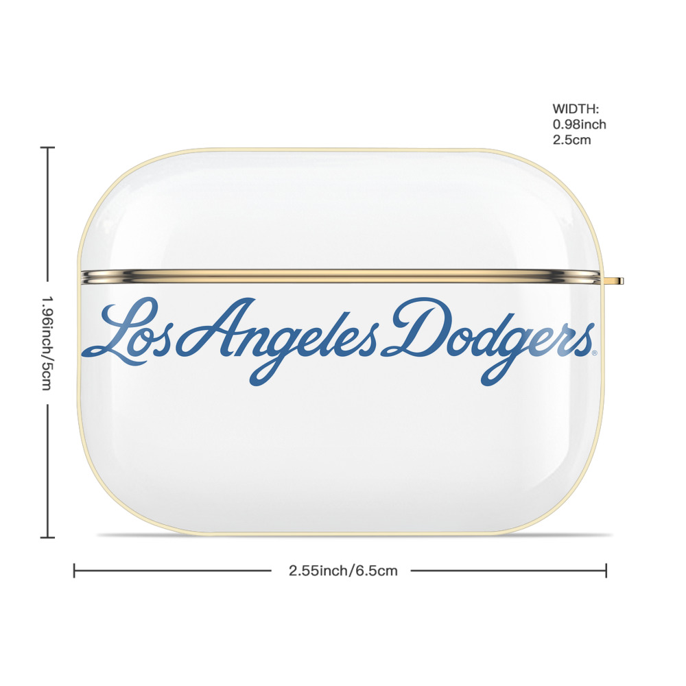  Luxury Gold AirPods Pro Case With Keychain, Flexible PC Material, Full Protection, Precise Cutouts, Anti-Fingerprint, Washable, Durable Design