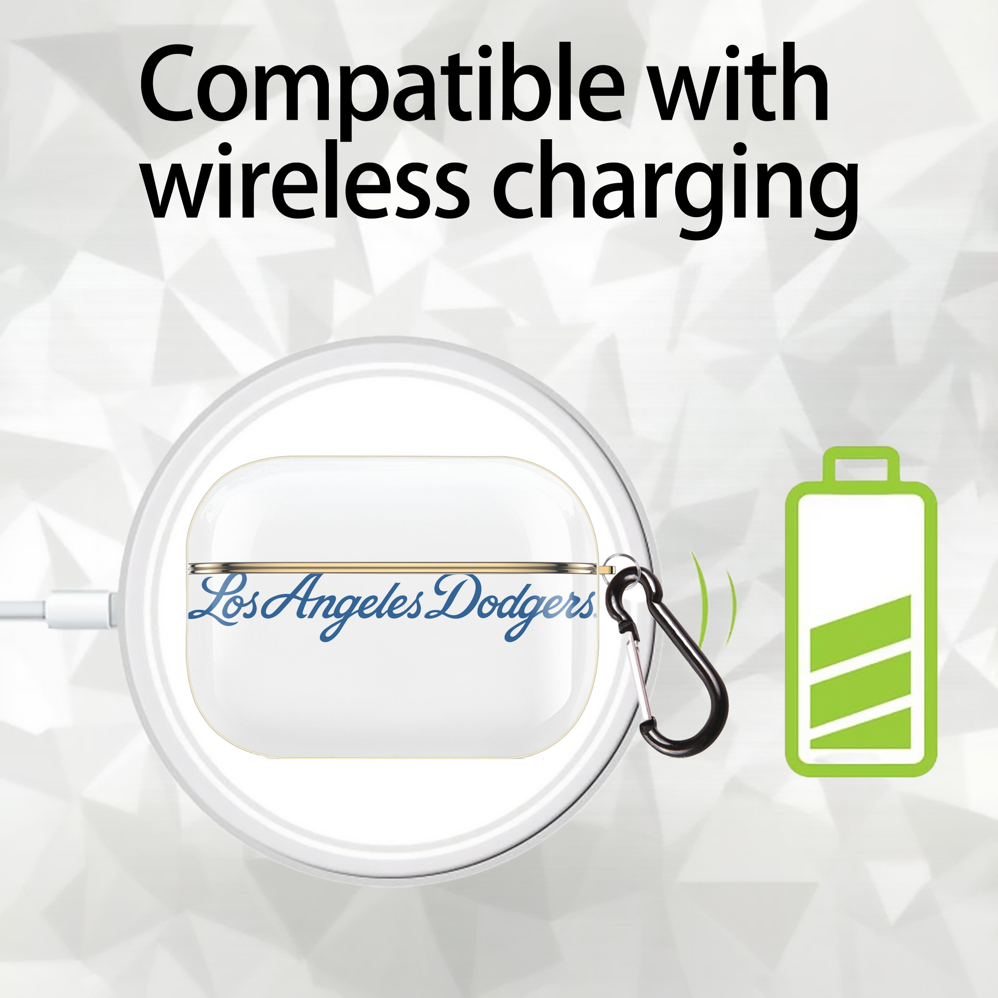  Luxury Gold AirPods Pro Case With Keychain, Flexible PC Material, Full Protection, Precise Cutouts, Anti-Fingerprint, Washable, Durable Design