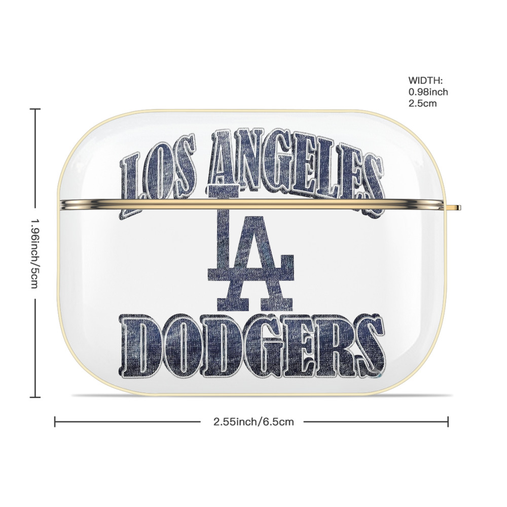  Luxury Gold AirPods Pro Case With Keychain, Flexible PC Material, Full Protection, Precise Cutouts, Anti-Fingerprint, Washable, Durable Design