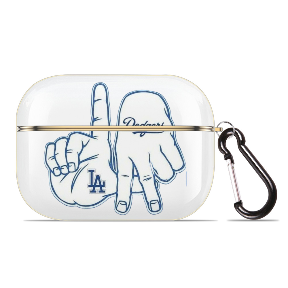  Luxury Gold AirPods Pro Case With Keychain, Flexible PC Material, Full Protection, Precise Cutouts, Anti-Fingerprint, Washable, Durable Design