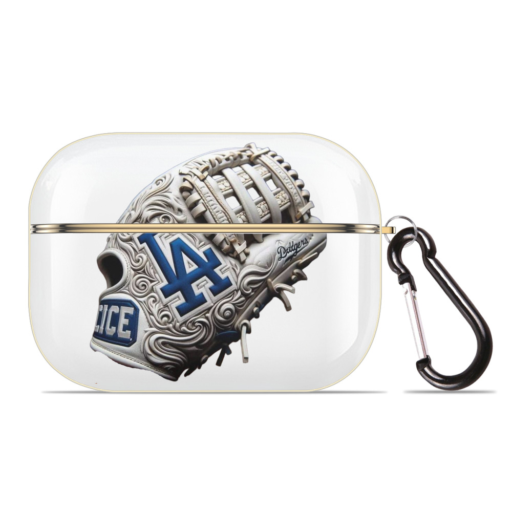  Luxury Gold AirPods Pro Case With Keychain, Flexible PC Material, Full Protection, Precise Cutouts, Anti-Fingerprint, Washable, Durable Design