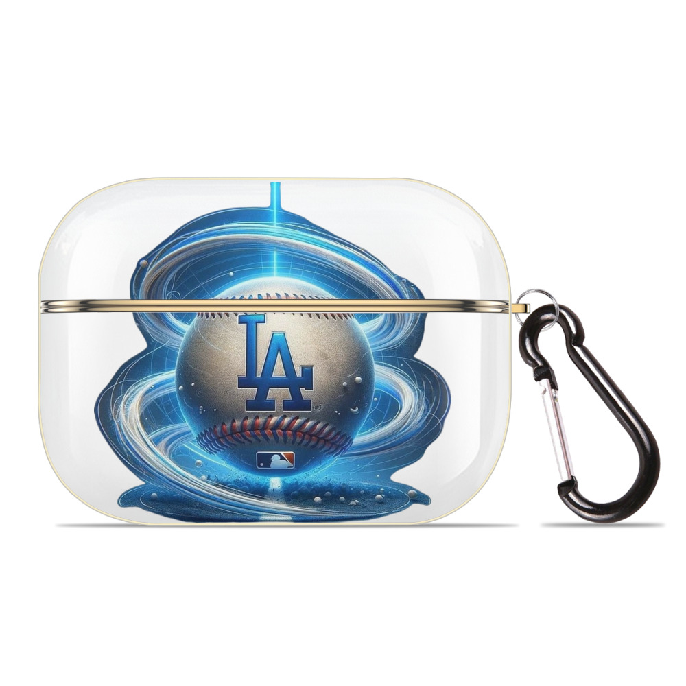  Luxury Gold AirPods Pro Case With Keychain, Flexible PC Material, Full Protection, Precise Cutouts, Anti-Fingerprint, Washable, Durable Design