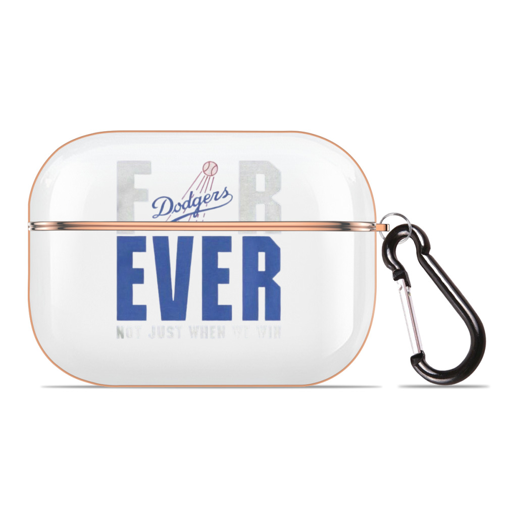  AirPods Pro Protective Case Rose Gold, Flexible PC Material, Precise Fit, Anti-Slip Cover, Full Protection, Fingerprint Resistant, Washable With Keychain