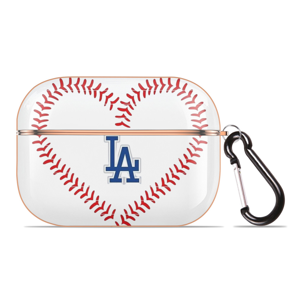  AirPods Pro Protective Case Rose Gold, Flexible PC Material, Precise Fit, Anti-Slip Cover, Full Protection, Fingerprint Resistant, Washable With Keychain