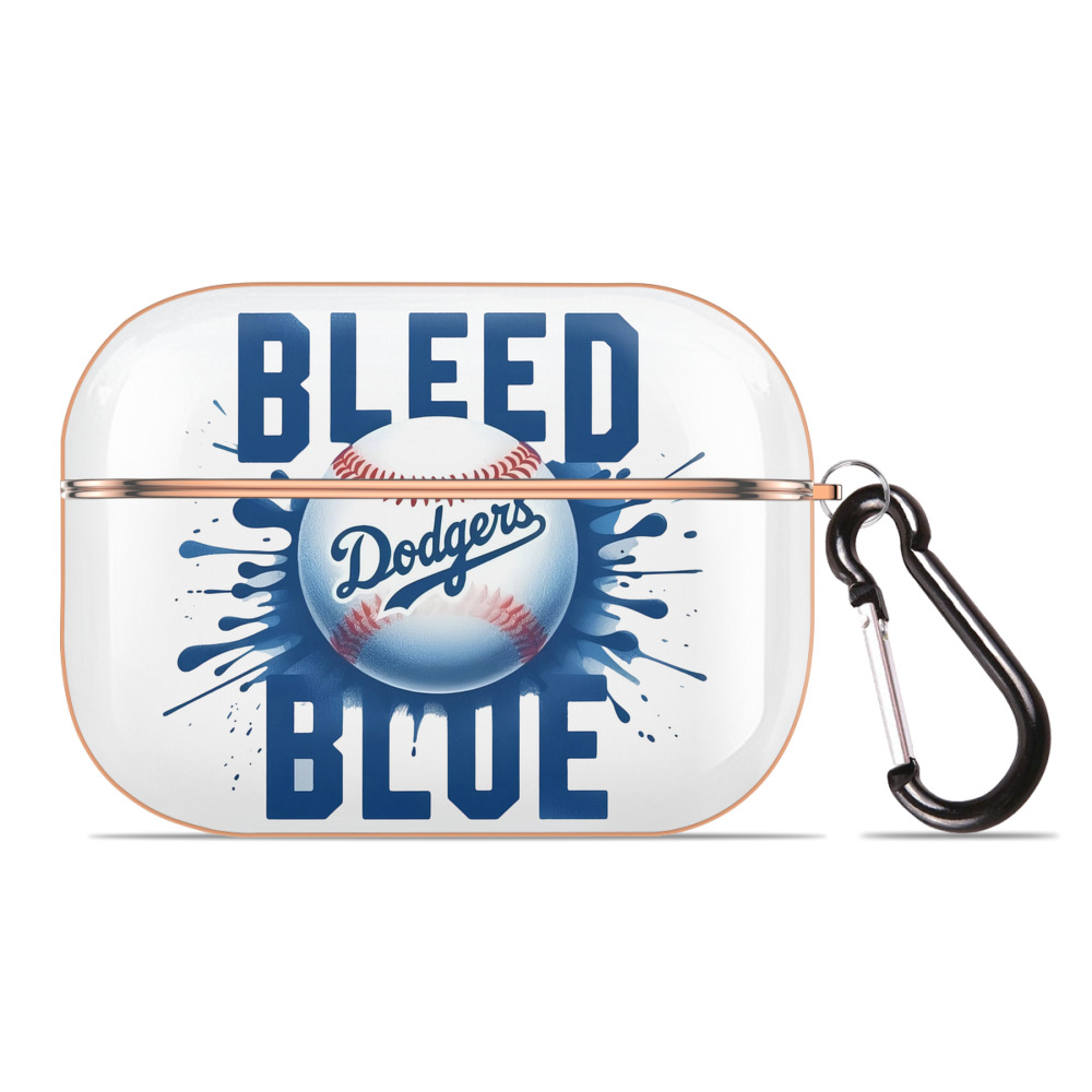  AirPods Pro Protective Case Rose Gold, Flexible PC Material, Precise Fit, Anti-Slip Cover, Full Protection, Fingerprint Resistant, Washable With Keychain