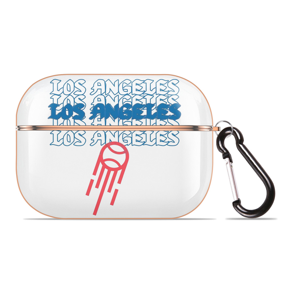  AirPods Pro Protective Case Rose Gold, Flexible PC Material, Precise Fit, Anti-Slip Cover, Full Protection, Fingerprint Resistant, Washable With Keychain