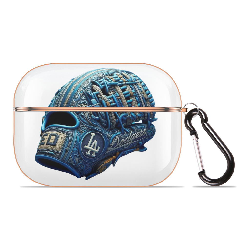  AirPods Pro Protective Case Rose Gold, Flexible PC Material, Precise Fit, Anti-Slip Cover, Full Protection, Fingerprint Resistant, Washable With Keychain