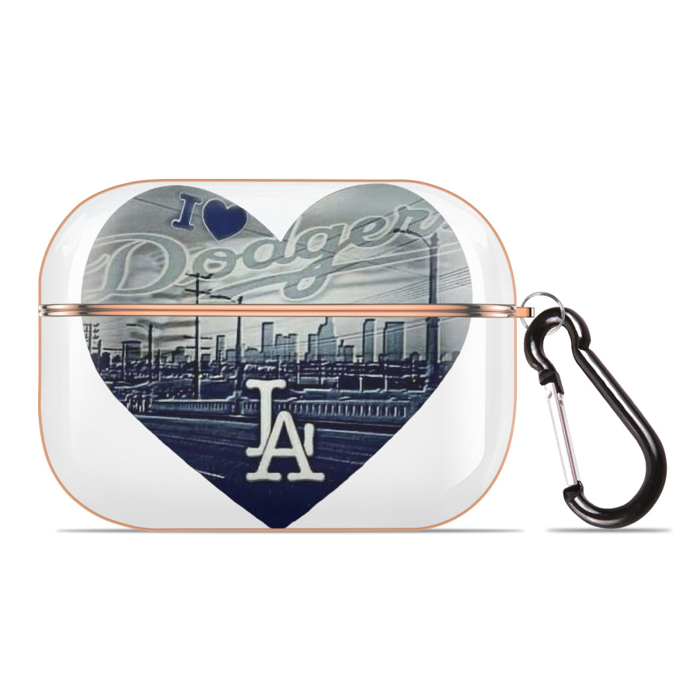  AirPods Pro Protective Case Rose Gold, Flexible PC Material, Precise Fit, Anti-Slip Cover, Full Protection, Fingerprint Resistant, Washable With Keychain