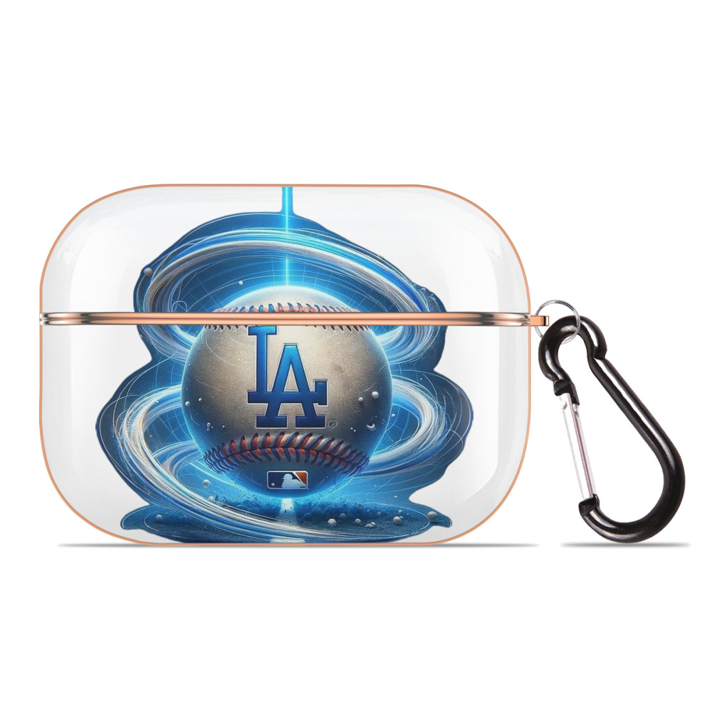  AirPods Pro Protective Case Rose Gold, Flexible PC Material, Precise Fit, Anti-Slip Cover, Full Protection, Fingerprint Resistant, Washable With Keychain