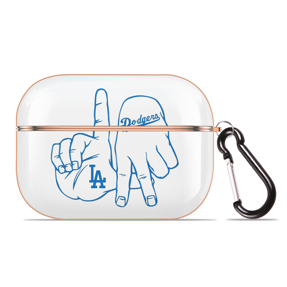  AirPods Pro Protective Case Rose Gold, Flexible PC Material, Precise Fit, Anti-Slip Cover, Full Protection, Fingerprint Resistant, Washable With Keychain