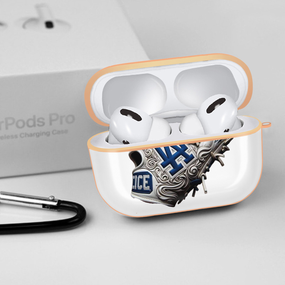  AirPods Pro Protective Case Rose Gold, Flexible PC Material, Precise Fit, Anti-Slip Cover, Full Protection, Fingerprint Resistant, Washable With Keychain