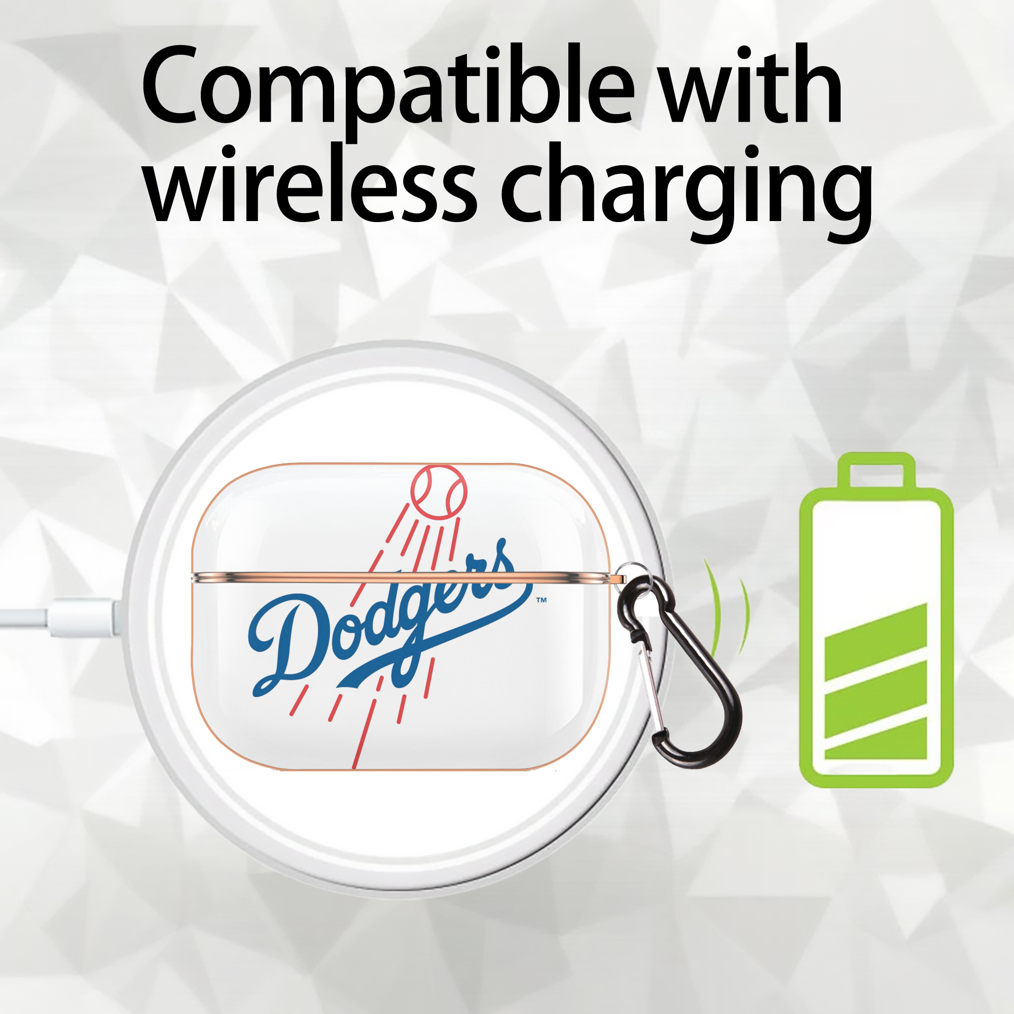  AirPods Pro Protective Case Rose Gold, Flexible PC Material, Precise Fit, Anti-Slip Cover, Full Protection, Fingerprint Resistant, Washable With Keychain