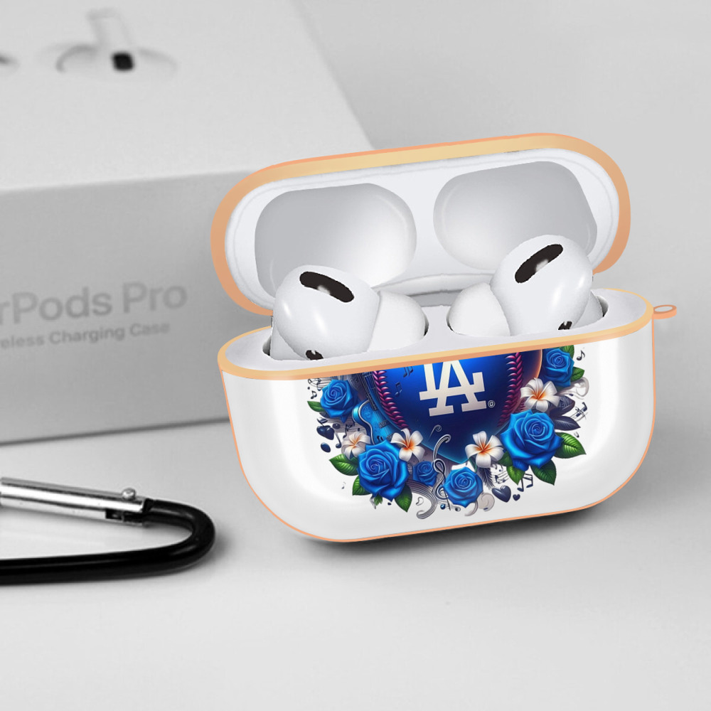  AirPods Pro Protective Case Rose Gold, Flexible PC Material, Precise Fit, Anti-Slip Cover, Full Protection, Fingerprint Resistant, Washable With Keychain