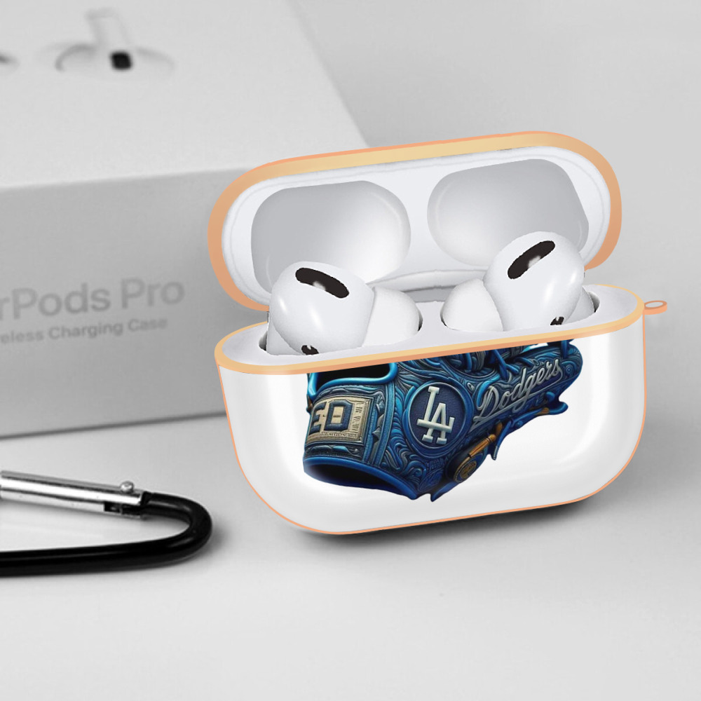  AirPods Pro Protective Case Rose Gold, Flexible PC Material, Precise Fit, Anti-Slip Cover, Full Protection, Fingerprint Resistant, Washable With Keychain