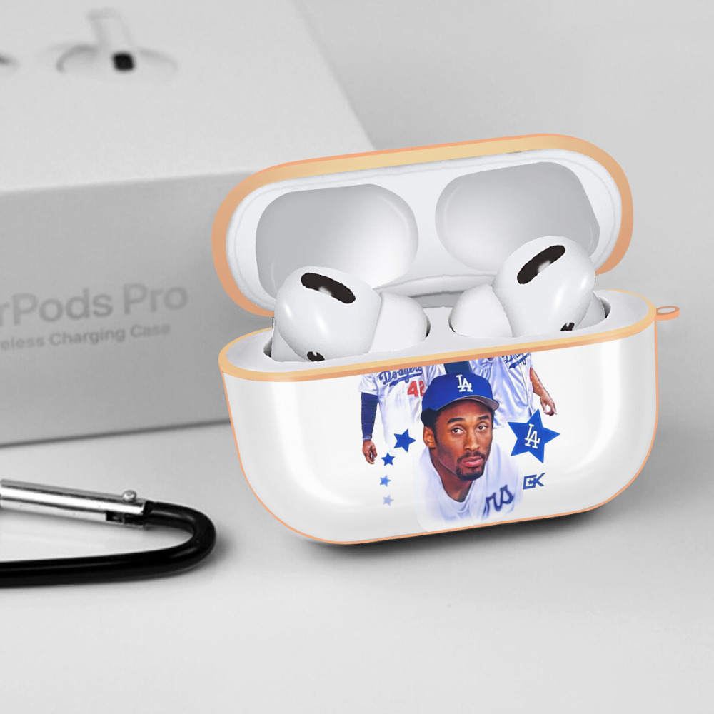  AirPods Pro Protective Case Rose Gold, Flexible PC Material, Precise Fit, Anti-Slip Cover, Full Protection, Fingerprint Resistant, Washable With Keychain