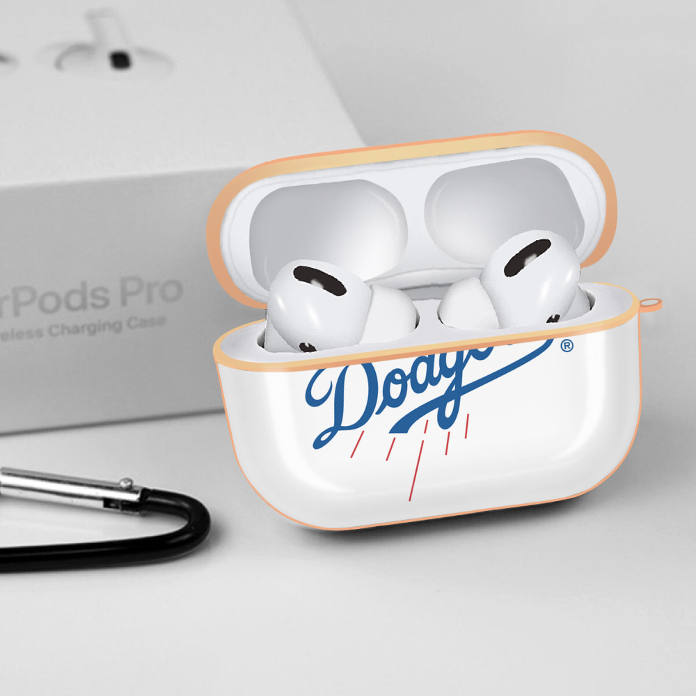  AirPods Pro Protective Case Rose Gold, Flexible PC Material, Precise Fit, Anti-Slip Cover, Full Protection, Fingerprint Resistant, Washable With Keychain