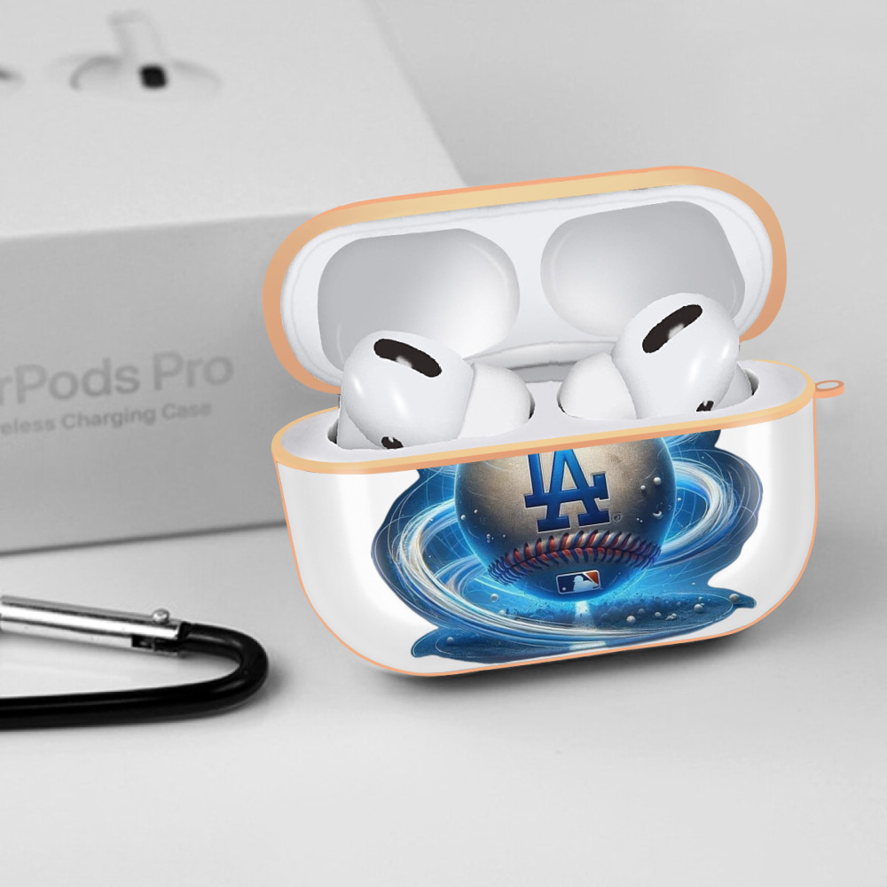  AirPods Pro Protective Case Rose Gold, Flexible PC Material, Precise Fit, Anti-Slip Cover, Full Protection, Fingerprint Resistant, Washable With Keychain