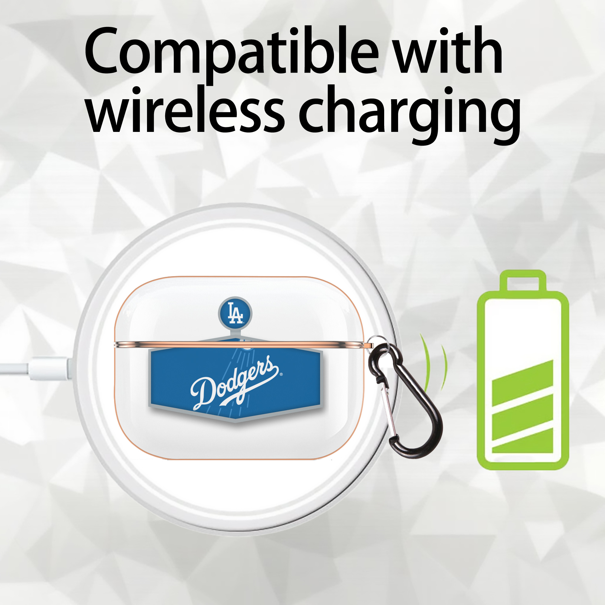  AirPods Pro Protective Case Rose Gold, Flexible PC Material, Precise Fit, Anti-Slip Cover, Full Protection, Fingerprint Resistant, Washable With Keychain