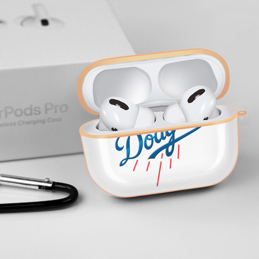  AirPods Pro Protective Case Rose Gold, Flexible PC Material, Precise Fit, Anti-Slip Cover, Full Protection, Fingerprint Resistant, Washable With Keychain