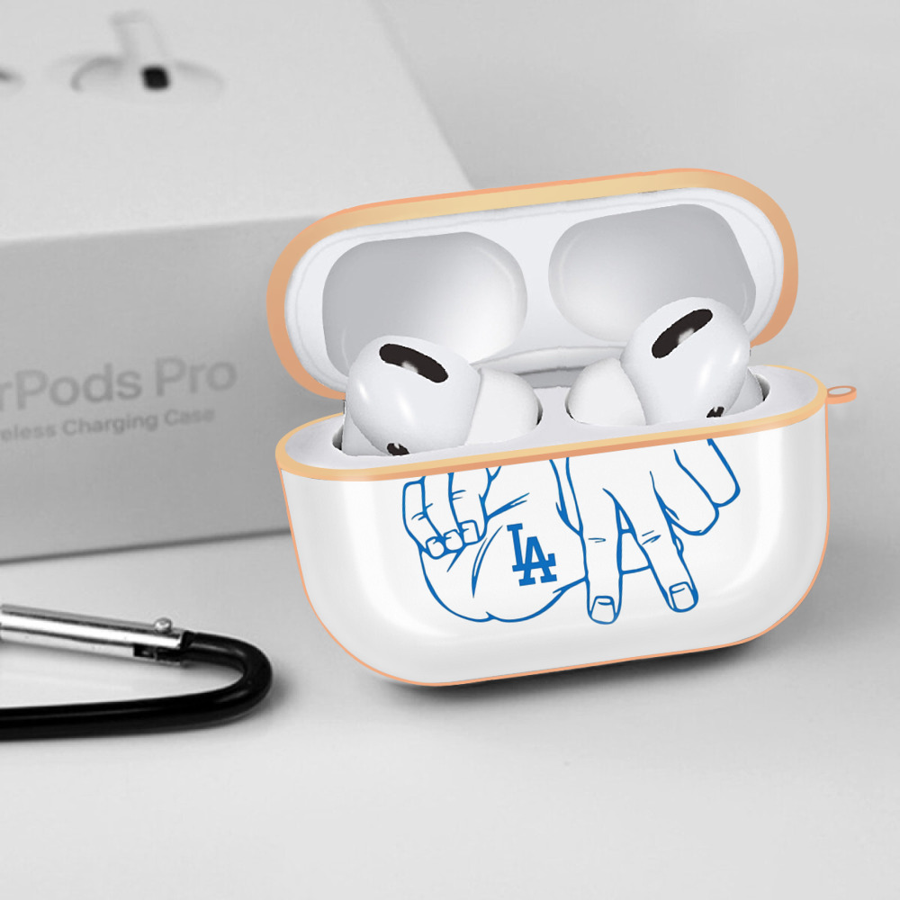  AirPods Pro Protective Case Rose Gold, Flexible PC Material, Precise Fit, Anti-Slip Cover, Full Protection, Fingerprint Resistant, Washable With Keychain